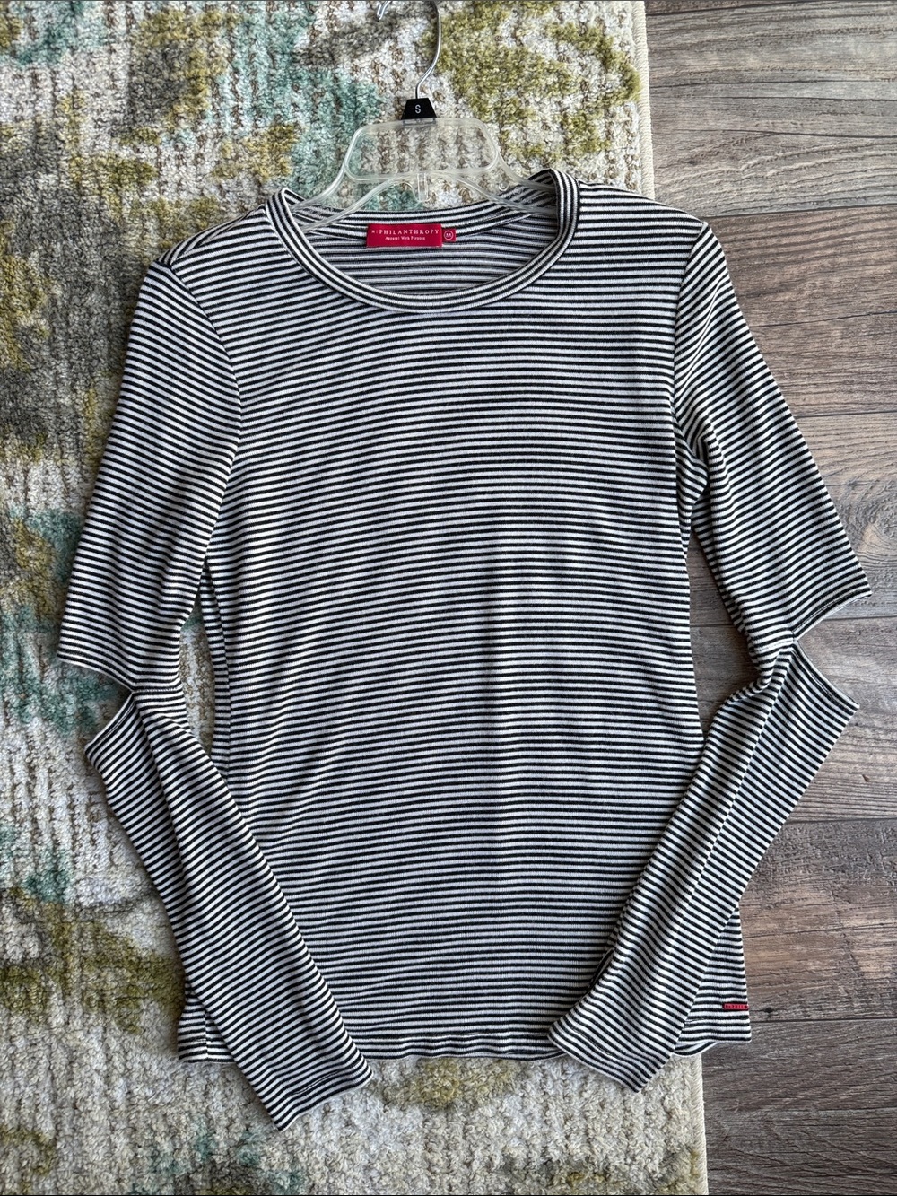 Black and White Striped Shirt